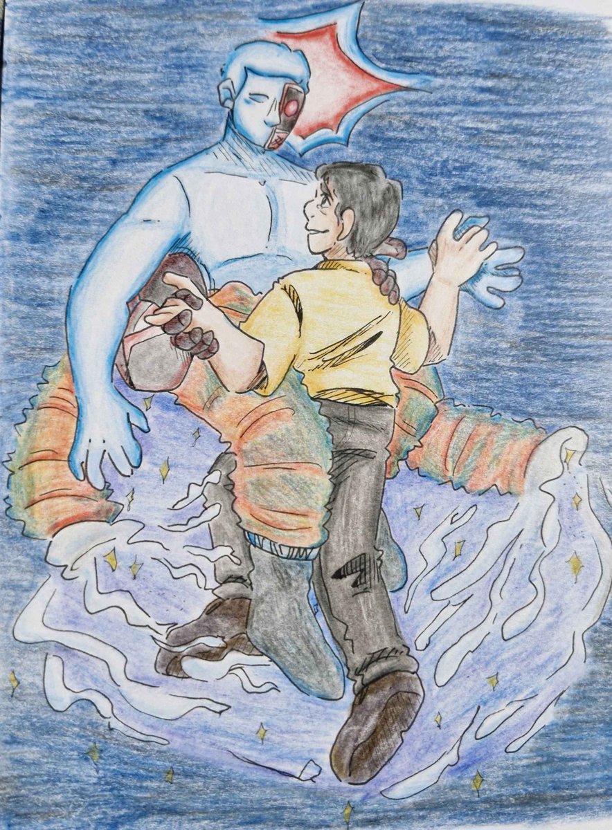 lilpuffynshion's tweet photo. Finally I can post these here as well
Based on a dream I had of them after i finished the last book
#2001aspaceodyssey #2001aso #halman #halmanpoole https://t.co/zN7jwUOnnb