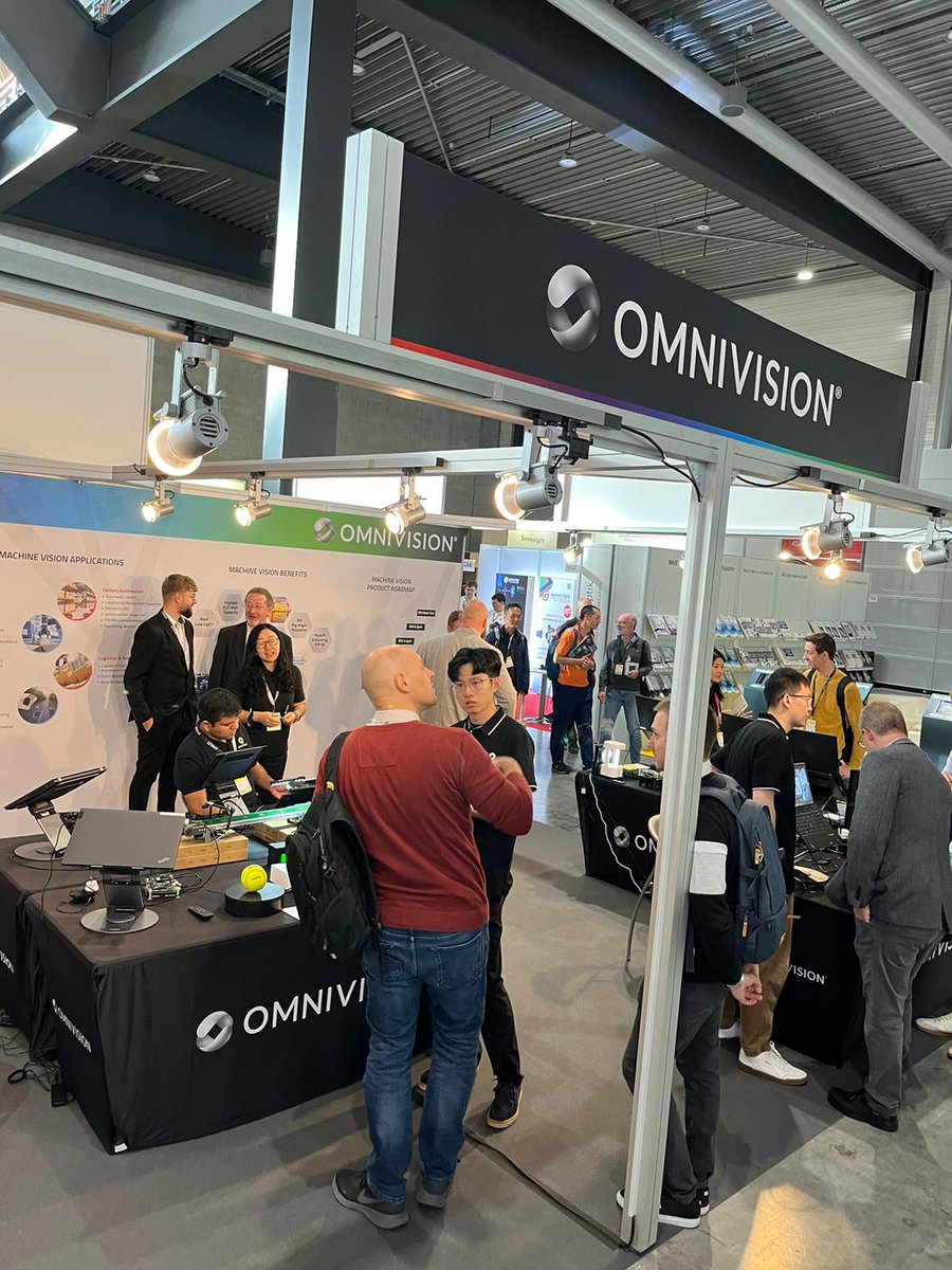 OMNIVISION_NEWS's tweet photo. ๐ What a debut at Vision Stuttgart! Thanks to everyone for joining us this year. Weโre still energized from being surrounded by the top innovators in machine vision. โ๏ธ๐ง Canโt wait for whatโs nextโstay tuned! ๐
#Infiniteingenuity #VisionStuttgart #MachineVision #Innovation #FutureOfTech #SmartImaging