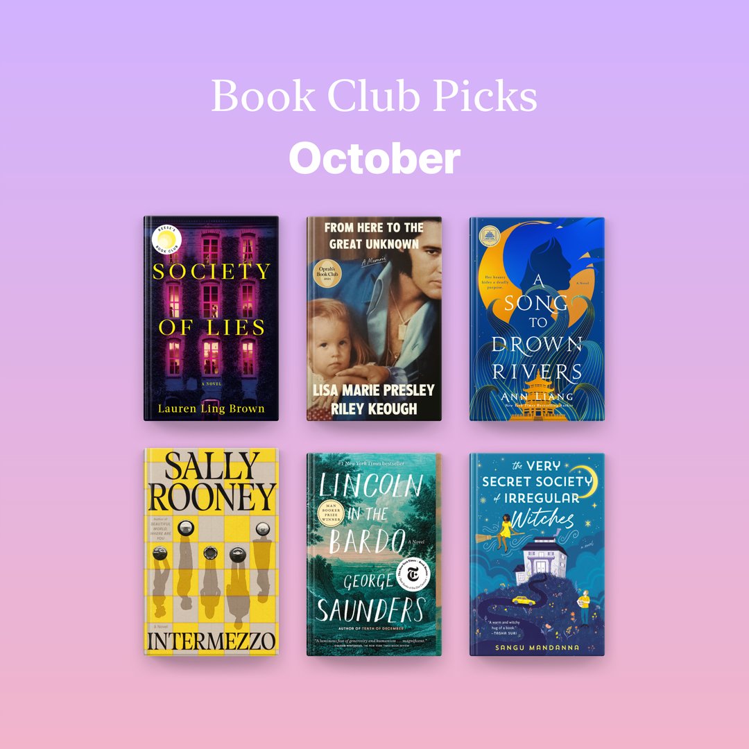 These October picks from your favorite book clubs? No notes. ✅

Choose a title, read along, and join the conversation this month.

apple.co/BookClubs