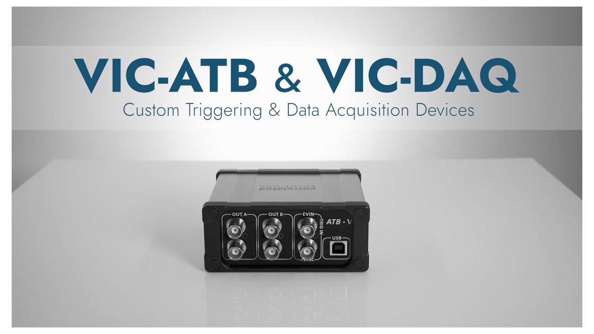 Introducing a new line of custom triggering and data acquisition devices developed specifically for Digital Image Correlation. Explore these sturdy, compact units developed for synchronous image acquisition of stereo camera systems in our latest video: youtube.com/watch?v=yn5-6r…
