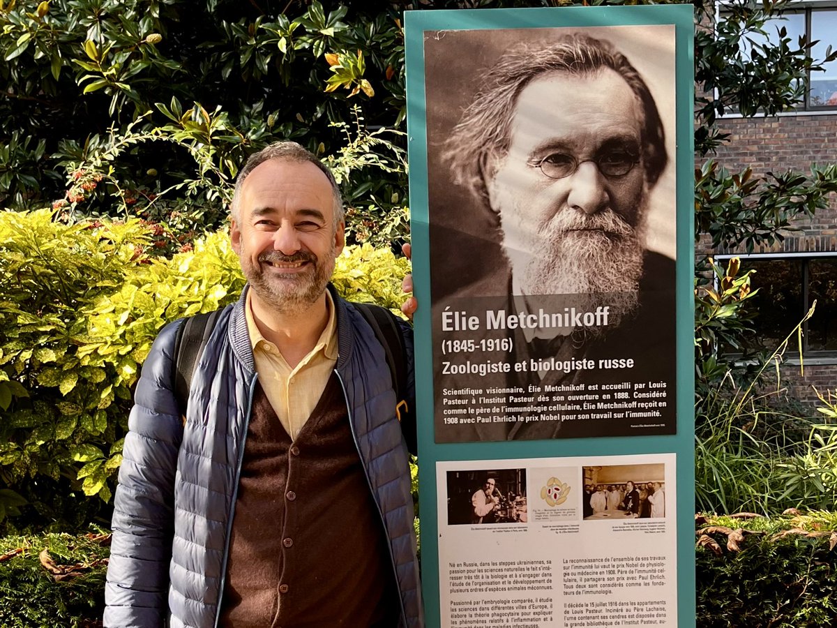 MGodinhoFerr's tweet photo. Spent a great day at the @institutpasteur. It was very gratifying to give a seminar on the role of the #gut in #zebrafish #aging at the place where this idea was born more than 100years ago! Thank you @HanLi_Pasteur for the invitation! #Metchnikoff https://t.co/CwCiSS1RUt