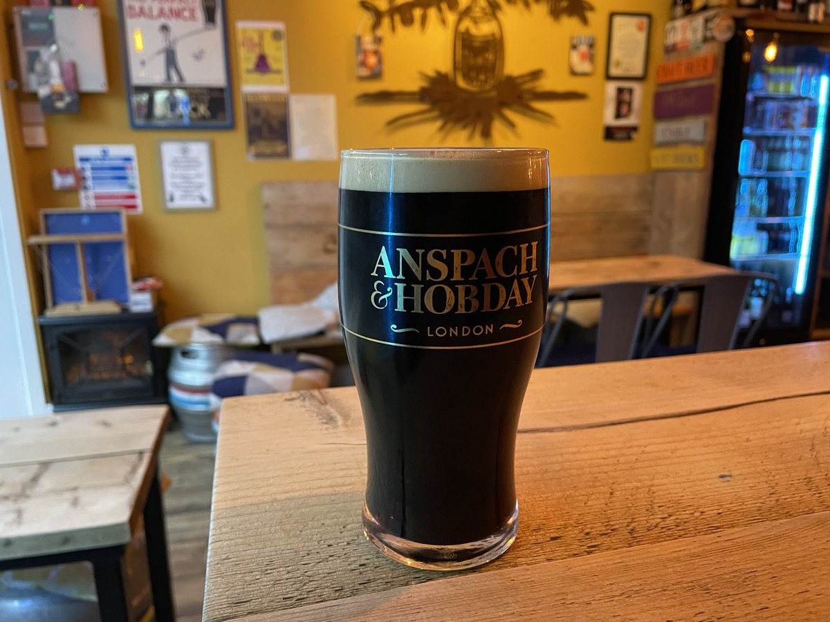 Nice pint of London Black in The Plum Tree, Plumstead…