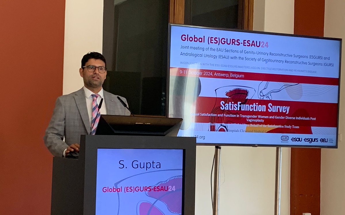 shubhamdotgupta's tweet photo. Our research group, led by @KirtishriM &amp; @drrpope, has flourished with many accolades, awards, and grants. Proud to present at @SocietyGURS &amp; @Uroweb in Antwerp on many important results- from new surgical techniques to the neovaginal microbiome. More exciting work ahead! https://t.co/YpnzmRnQTk