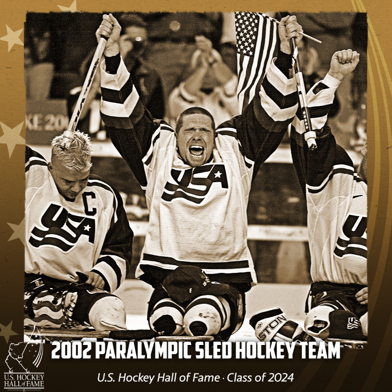 usahockey's tweet photo. Tonight’s the night! We’re ready to honor the 2002 Paralympic Sled Hockey Team, Matt Cullen, Brianna Decker, Frederick McLaughlin and Kevin Stevens in Pittsburgh. #USHHOF