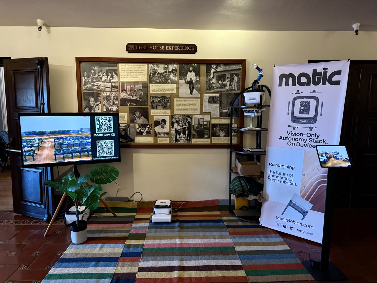 maticrobots's tweet photo. 🚀 We’re at the Bay Area Robotics Symposium (#BARS2024) happening right now! Visit our booth and chat with the #Matic team about the latest robotics innovation.
🕹️ We're #hiring : https://t.co/roxB1VnFID
🎛️ Matic Development Kit: https://t.co/rqxyTPCndS