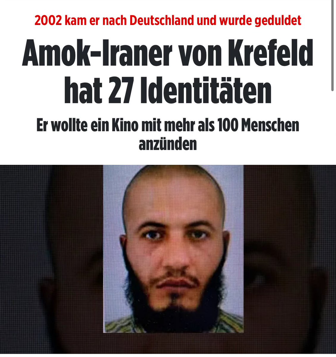 Alice_Weidel's tweet image. 1 Iraner, 27 Identitäten: Das ist nur möglich mit einer Regierung, die um jeden Preis auf Migration setzt, nicht aber auf den Schutz der Bürger. #JetztAfD #DeshalbAfD #AfD