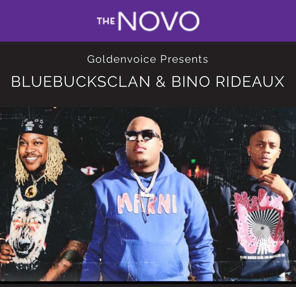 Tickets on sale now !!

<a href="/BinoRideaux/">Bino Rideaux</a> <a href="/BUCKSCLANOBAMA/">JEEEZY OBAMA ❄️</a> <a href="/bucksClanDJ/">DJ🥇</a>
