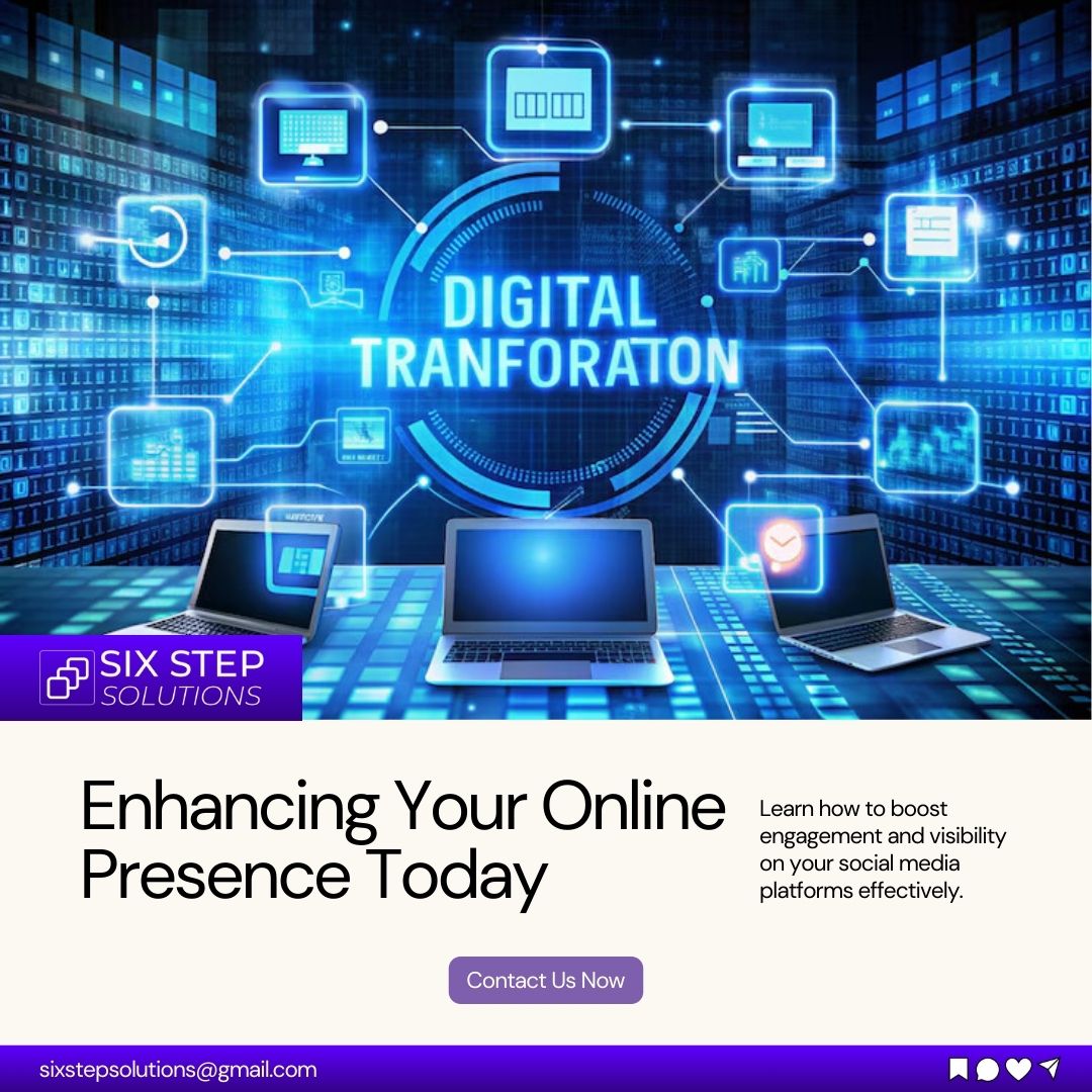 SStepsolutions's tweet photo. Want to boost your online presence? 🌟 Get a professional website, SEO, and social media marketing to elevate your brand! Contact us today to get started. 🚀

#sixstepsolutions  #branding #brandingdesign #seotips #onlinepresence #OnlinePresenceMatters #businessgrowthstrategies https://t.co/xJM6dzsdlT