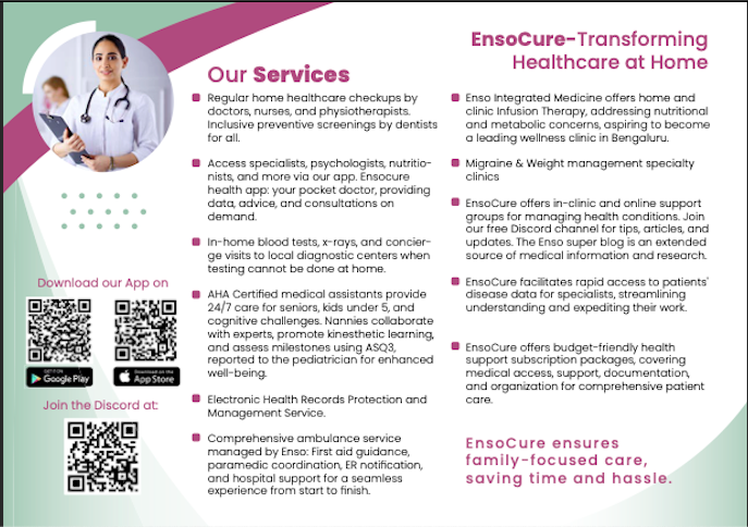 Ensocure's tweet photo. 🚀 Exciting News! 🚀

Dr. Vinay and the Ensocure team have launched a Migraine & Chronic Pain Clinic and a Memory Therapy Clinic at Gagan Medical Clinic!

📍 216/2, Silver County Rd, near Haralur Lake, Bengaluru, Karnataka 560068

With our new clinics and home healthcare services, we now offer even more comprehensive care for all ages. Visit us to experience healthcare redefined!

#Healthcare #MigraineCare #MemoryTherapy #Bengaluru #Ensocure