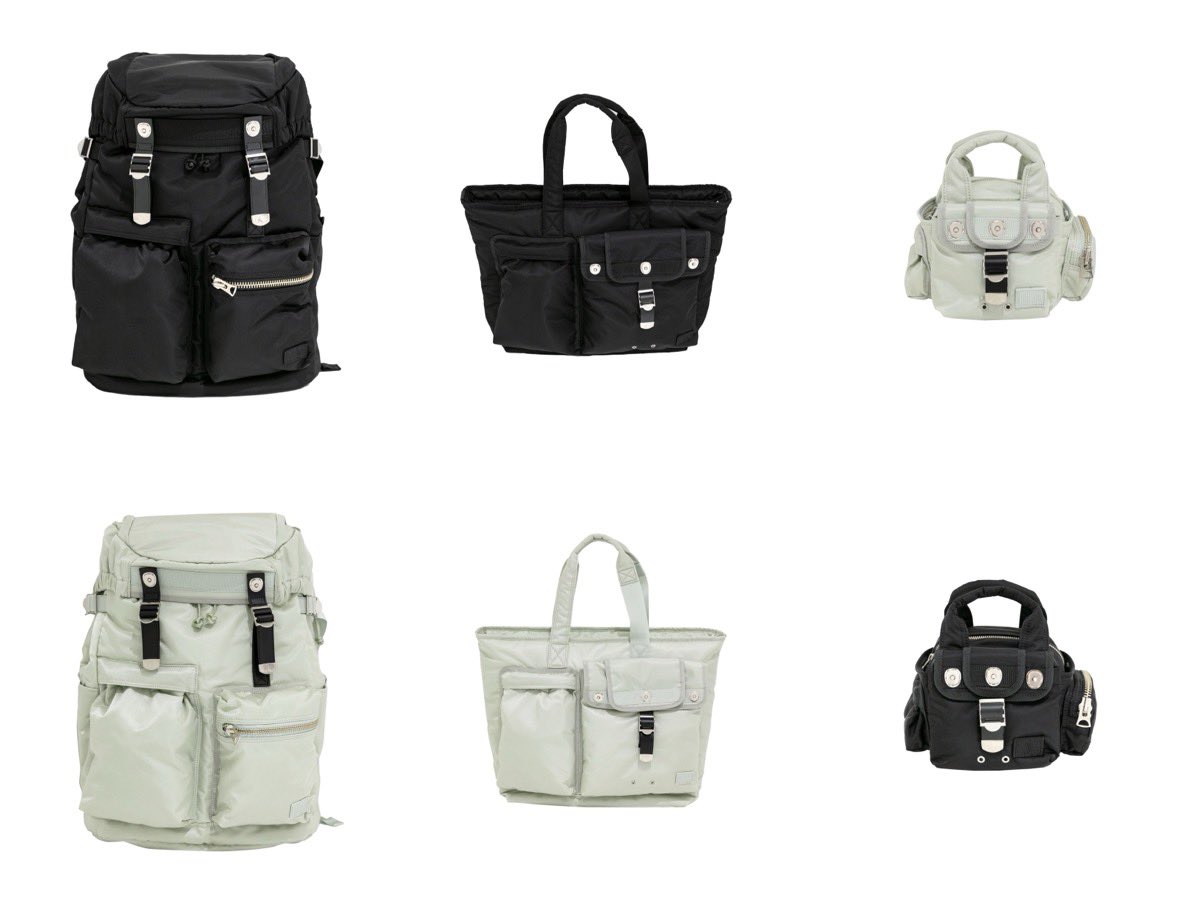 sacai × PORTER 24AW コラボバッグが国内発売開始 【サカイ ポーター