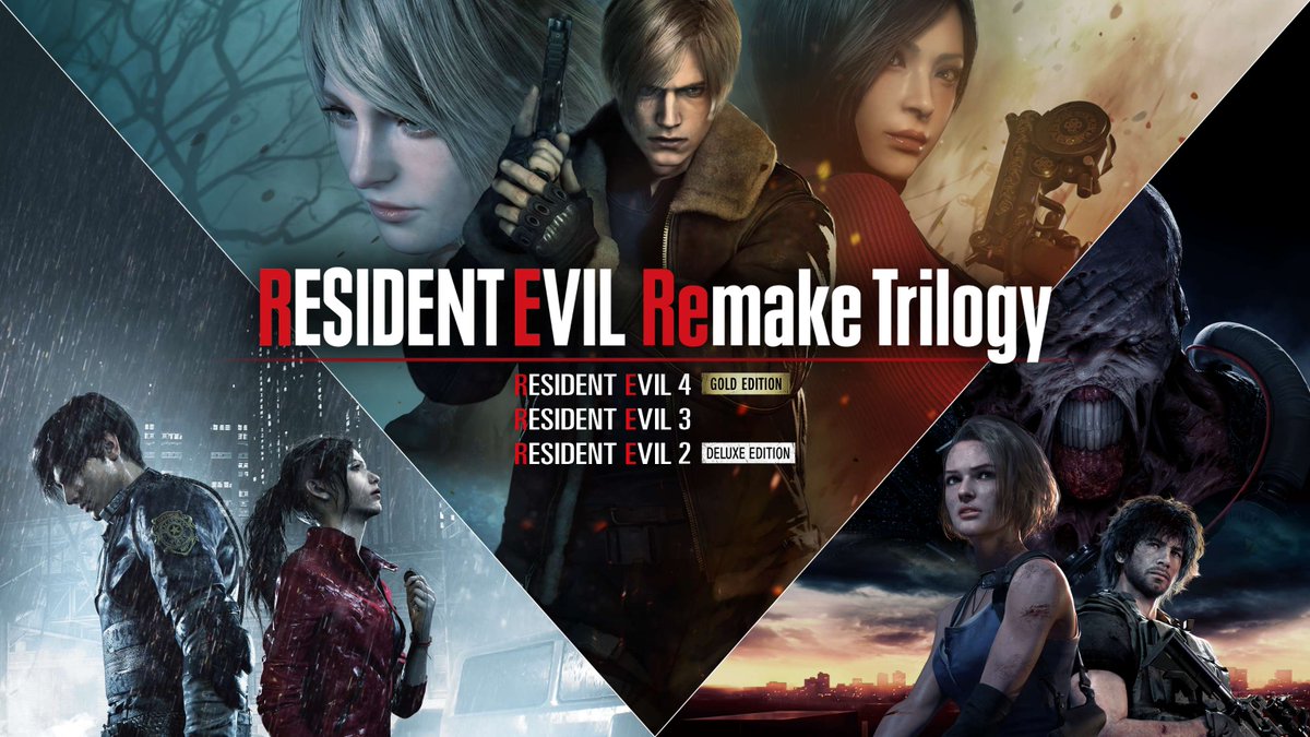 Add some horror to your October. The Resident Evil Remake Trilogy bundle is now available, containing Resident Evil 4 Gold Edition, Resident Evil 3, and Resident Evil 2 Deluxe Edition.

🌿games.capcomusa.com/#118169