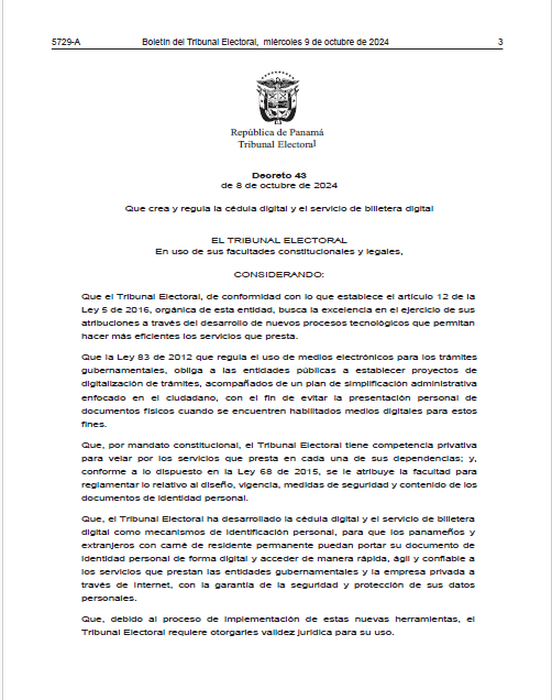 EncriptaLaw's tweet image. Panameños y residentes podrán tener una cédula digital con la misma validez legal que la versión física. ¡Esta forma ágil, rápida y segura de acceder a servicios públicos y privados es opcional y estará disponible a través de una aplicación móvil!
#DerechoDigital #CedulaDigital
