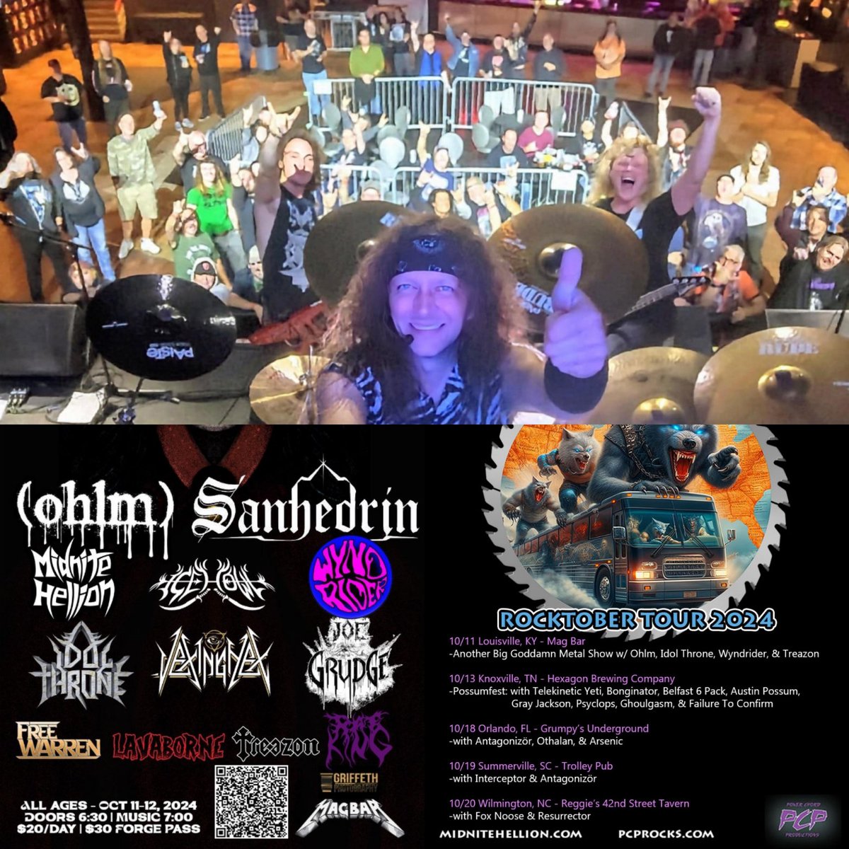 MIDNITE HELLION (@midnitehellion) on Twitter photo Columbus, you delivered! While we had to say goodbye to <a href="/u/">u</a>.d.o.official last night (tour recap comin' soon), the Hellions are unleashed on our own starting tonite at @magbarlouisville in Louisville, KY!
#MidniteHellion #MidniteHellionBand #MagBar #Louisville #Kentucky #TourLife Columbus, you delivered! While we had to say goodbye to <a href="/u/">u</a>.d.o.official last night (tour recap comin' soon), the Hellions are unleashed on our own starting tonite at @magbarlouisville in Louisville, KY!
#MidniteHellion #MidniteHellionBand #MagBar #Louisville #Kentucky #TourLife