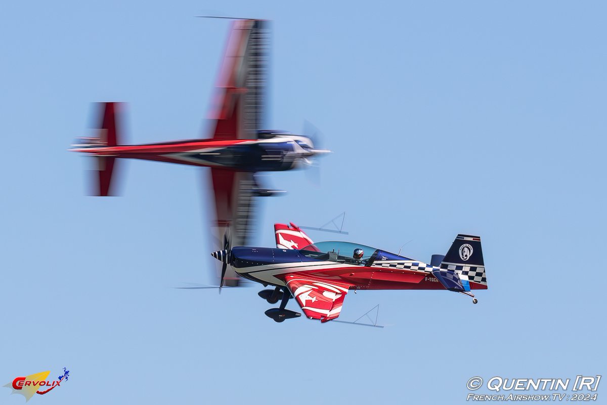 FrenchAirshowTV's tweet image. @EVAAofficiel en voltige synchronisé à @cervolix 🪁✈️2024
#cervolix #issoire #extra330 #voltige #evaa #avgeek  #aviation #airshow #auvergne #meetingaerien
