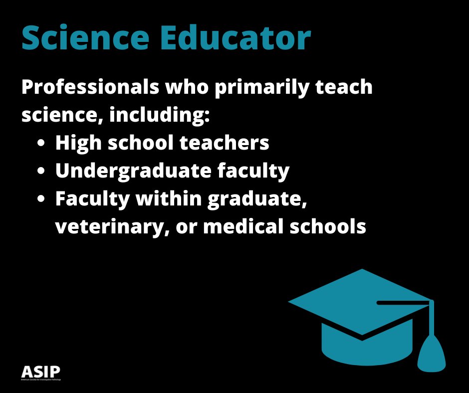 ASIPath's tweet image. #DYK ASIP has three new #member categories? #ScienceEducators, #LaboratoryScientists, and #ResearchScientists are invited to join our amazing #community!