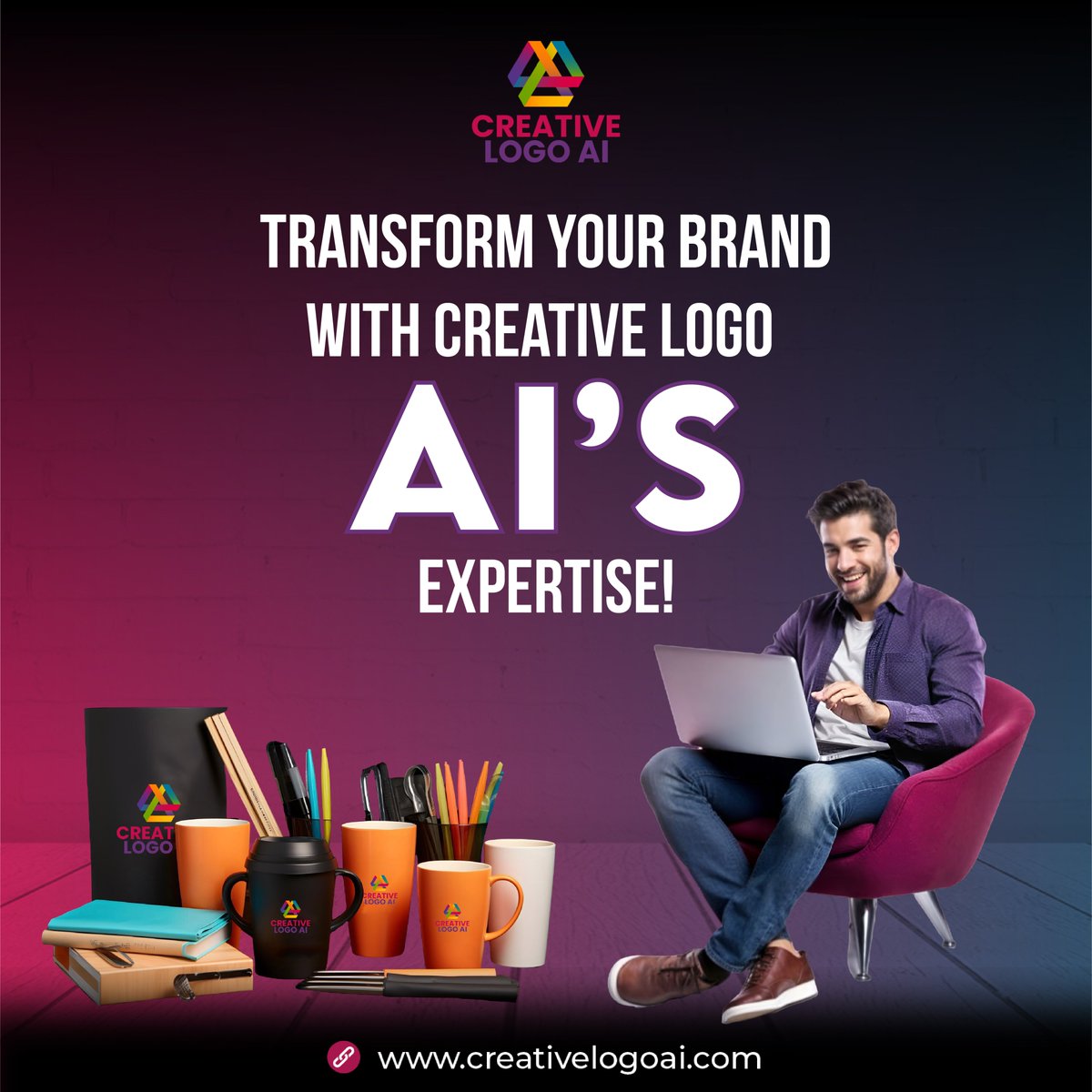 creativelogoai's tweet image. Transform your brand with the cutting-edge technology of Creative Logo AI! Our AI-powered design solutions deliver stunning. #CreativeLogoAI #AIpoweredDesign #UniqueLogoDesign #BrandTransformation #InnovativeBranding #LogoCreation #AIinDesign #StandOutBranding