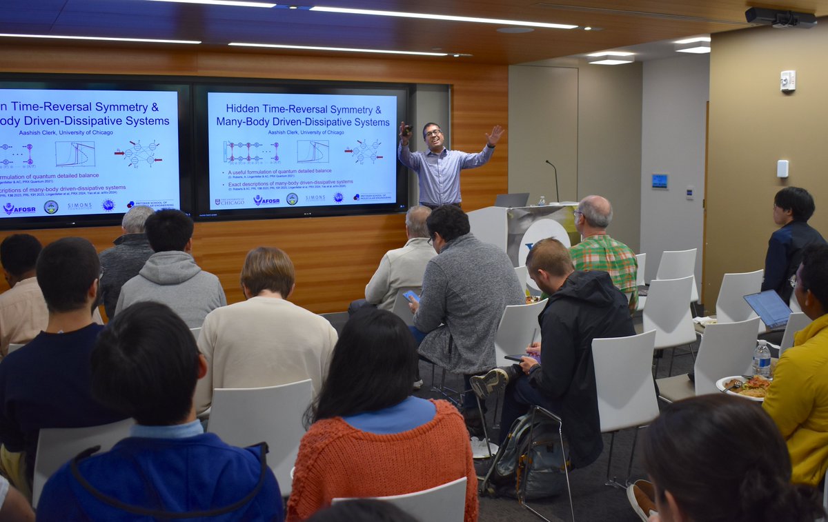 YaleQuantumInstitute (@yale_qi) on Twitter photo Aashish Clerk from <a href="/UChicago/">The University of Chicago</a> came back to campus for a visit and a YQI Colloquium on "exact insights into driven-dissipative quantum systems using hidden time-reversal symmetries"
quantuminstitute.yale.edu/event/yqi-coll… Aashish Clerk from <a href="/UChicago/">The University of Chicago</a> came back to campus for a visit and a YQI Colloquium on "exact insights into driven-dissipative quantum systems using hidden time-reversal symmetries"
quantuminstitute.yale.edu/event/yqi-coll…