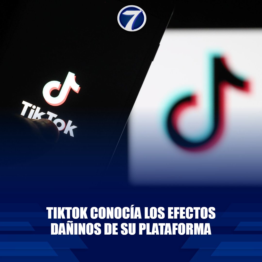 Noti7Guatemala's tweet image. #TikTok conocía los #efectos nocivos de su #plataforma 😨➡ bit.ly/3zUFUCl