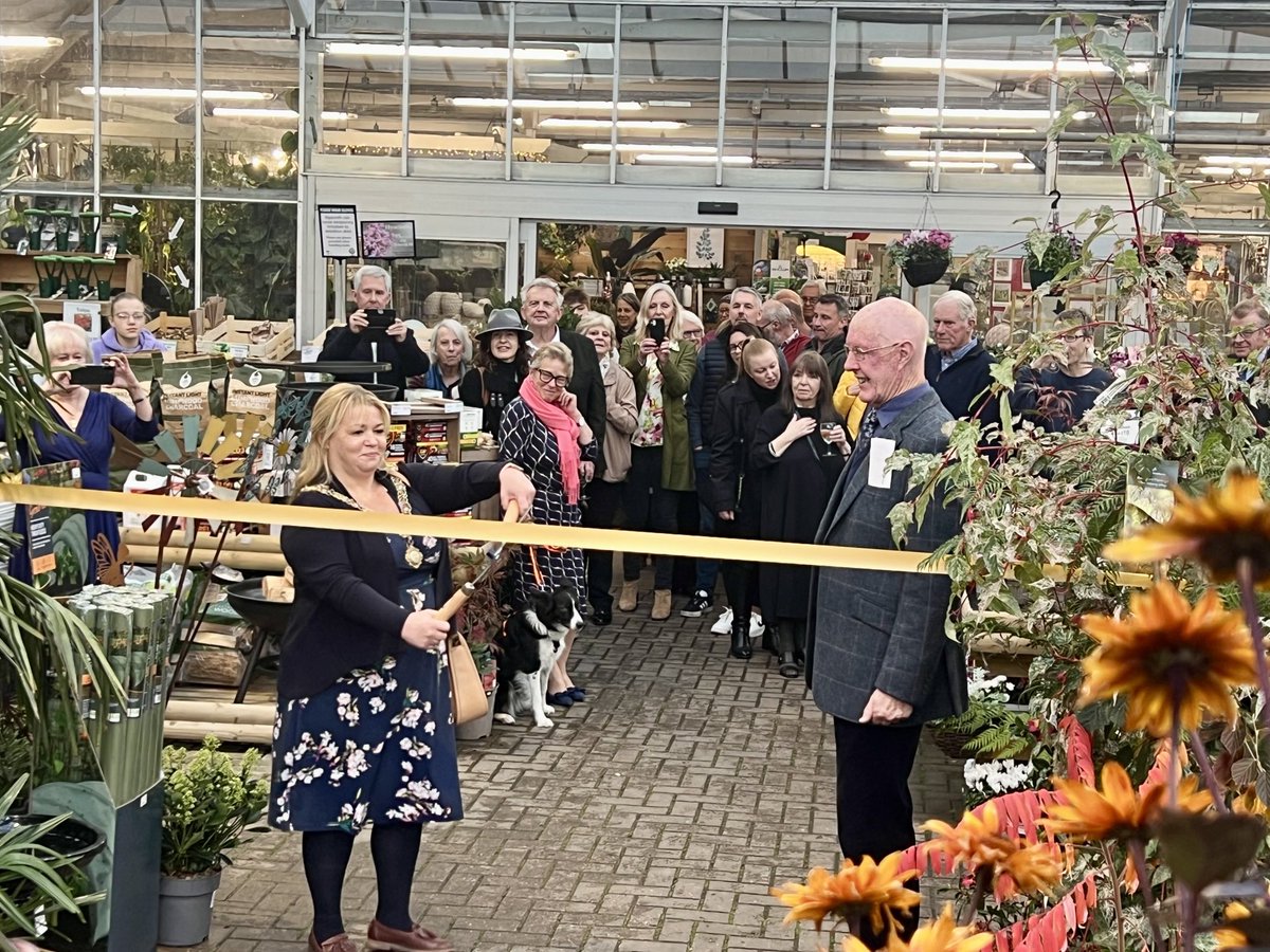 Prior Park Garden Centre in Widcombe celebrated 50 glorious floral years with Madame Mayor in attendance tonight.
