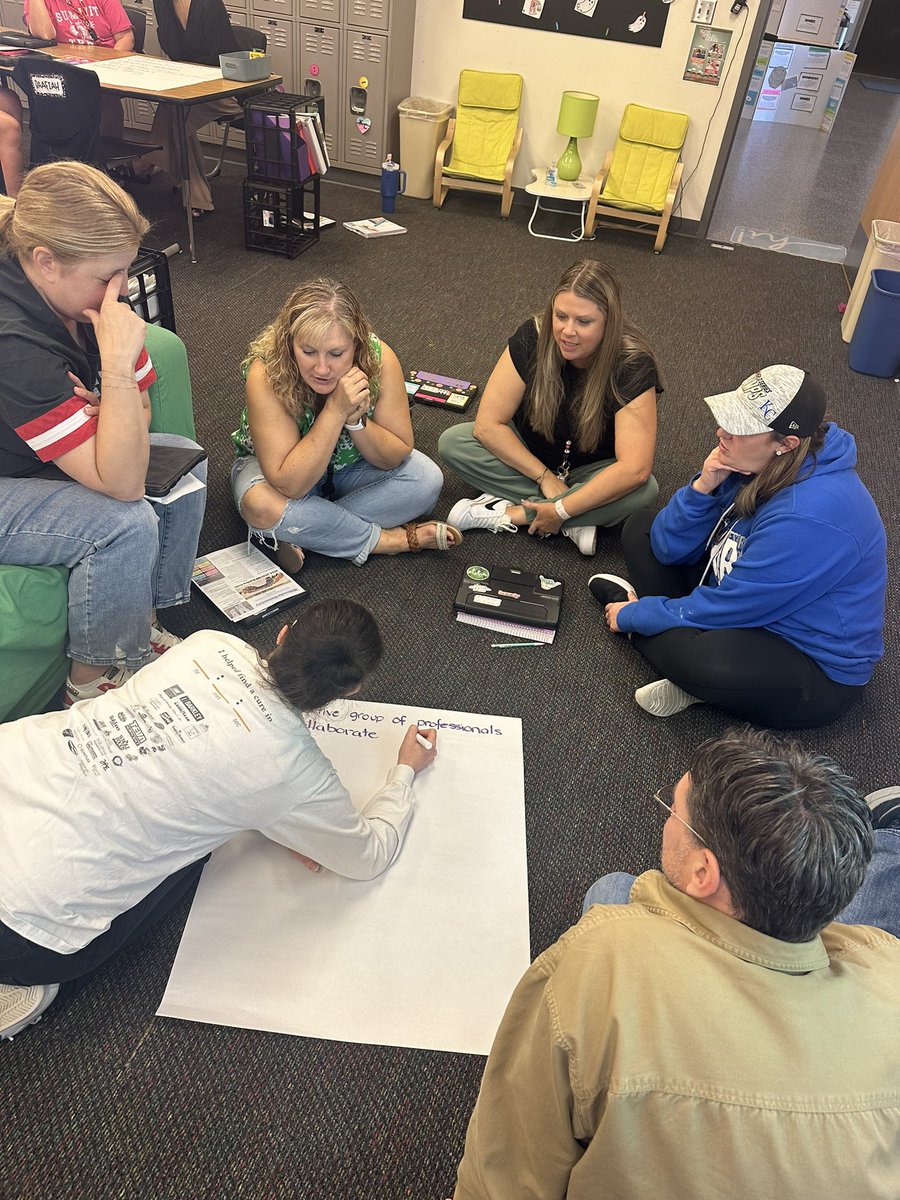 Yes, everyone collaborates and learns at MB!  Thanks for allowing our teachers to be together to continue to move their professional work forward! #OPSMakeTodayCount <a href="/olatheschools/">Olathe Public Schools</a>