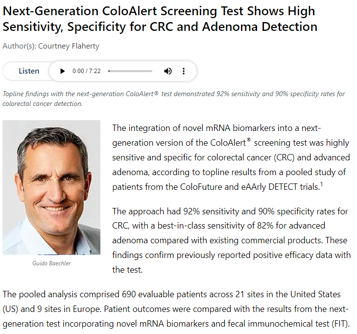 $MYNZ is not just about diagnostics—it's redefining how we approach CRC screening.
With 97% sensitivity, this stock is a sleeper hit.
Eyes on the $FDA next year! 🚀

#GeForceDay #northernlights #auroa #Steelers #GagCityMiami
$NVDA $TSLA $AMZN $AAPL $MSFT