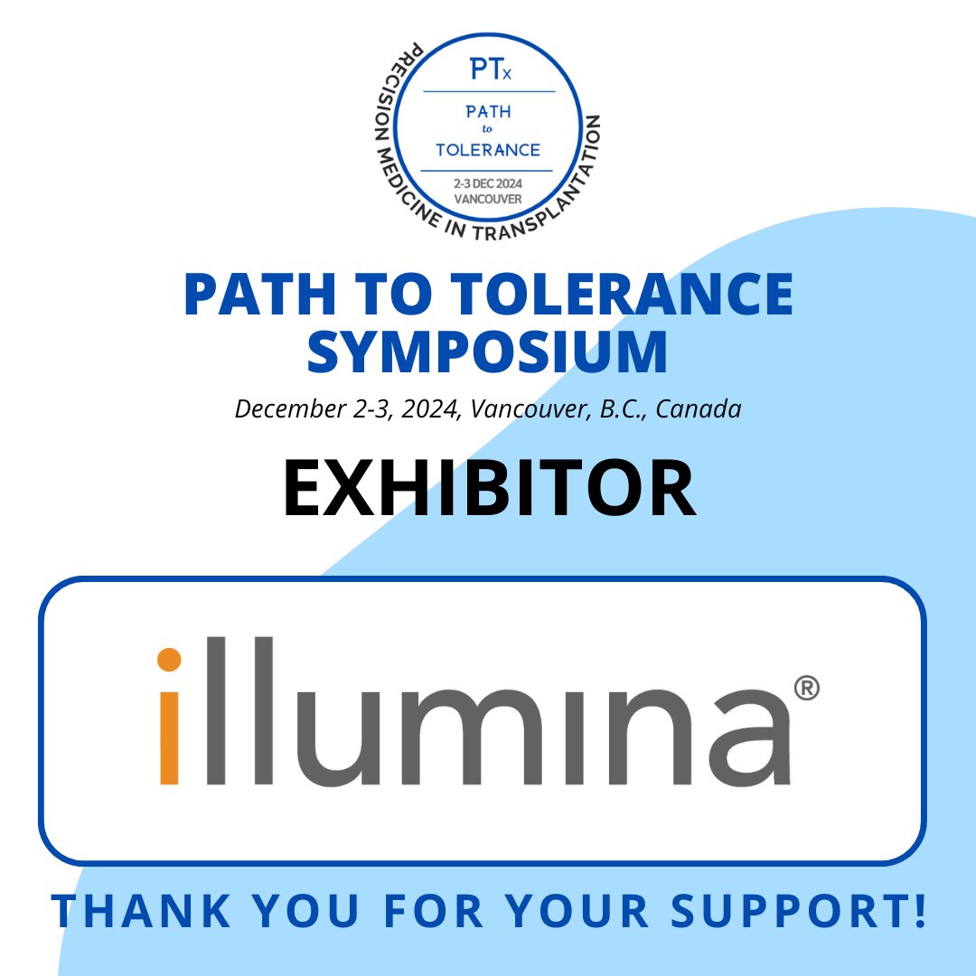 Ground-breaking research requires good collaboration with the industry. We have worked together with <a href="/illumina/">Illumina</a> for over a decade, and are delighted to welcome them to Path to Tolerance -symposium as an exhibitor!

#pathtotolerance #precisiontransplantation #epitopematching