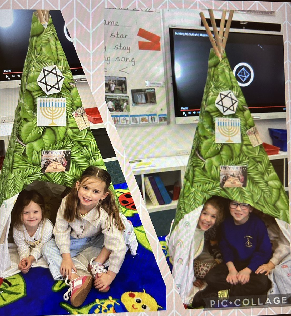 Year 1 built a Sukkah in RE this week when learning how the Jewish community celebrate harvest 🌾#stthomascofere