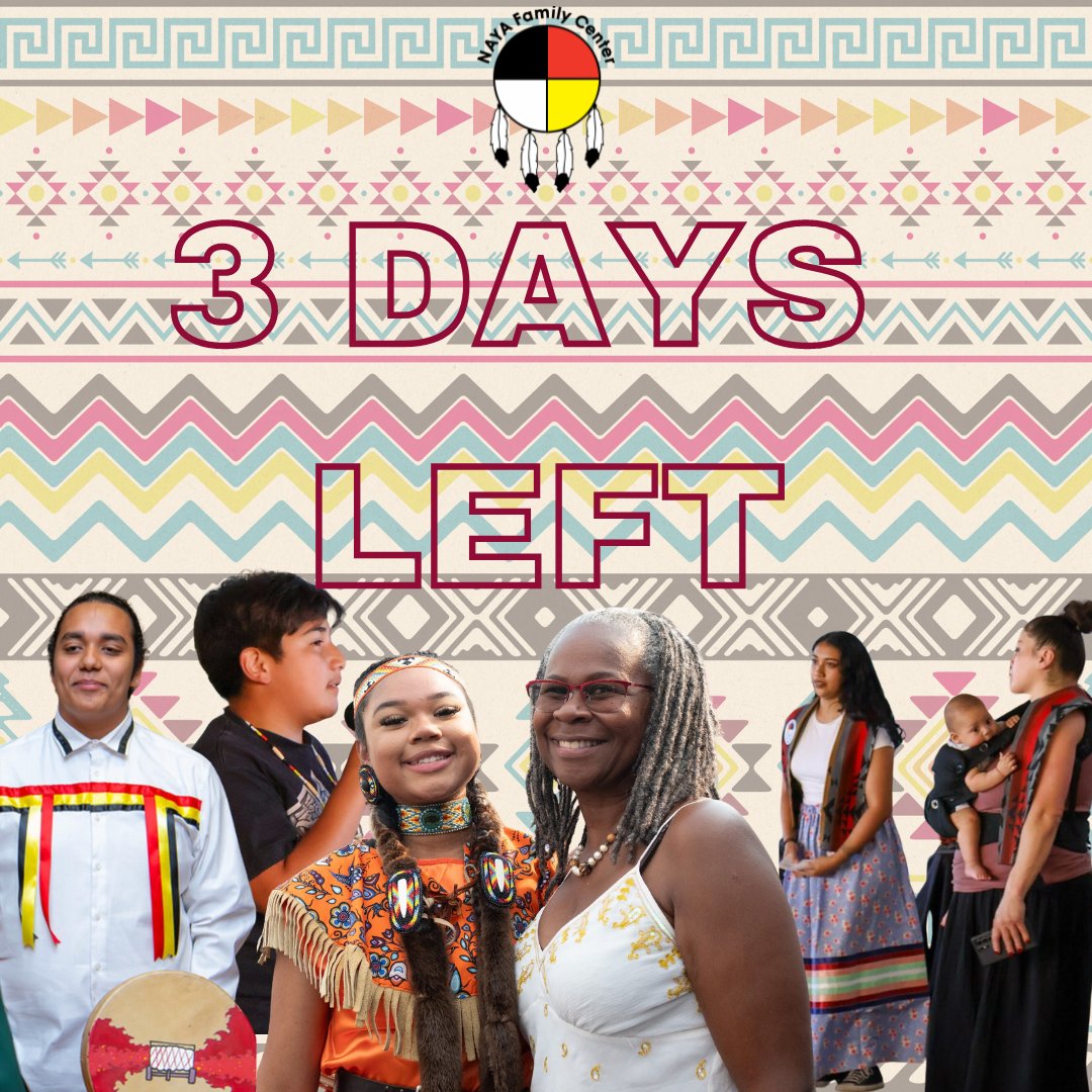 ⏳ Indigenous People’s Day is just around the corner! Join NAYA’s Monthly Giving Circle.
🎯 We’re aiming for 50 new donors—will you join us? 
🎥 Watch the video from our Chair to learn more: ow.ly/KC2X50TGY9p. 
#NAYA50 #IndigenousPeoplesDay #NAYAGivingCircle