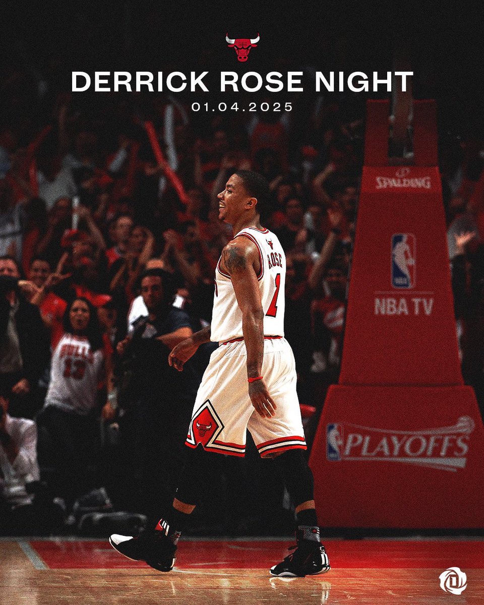 Apunten bien esta fecha: 25/01/2025

Los Chicago Bulls rendirán homenaje a Derrick Rose en la “Derrick Rose Night”