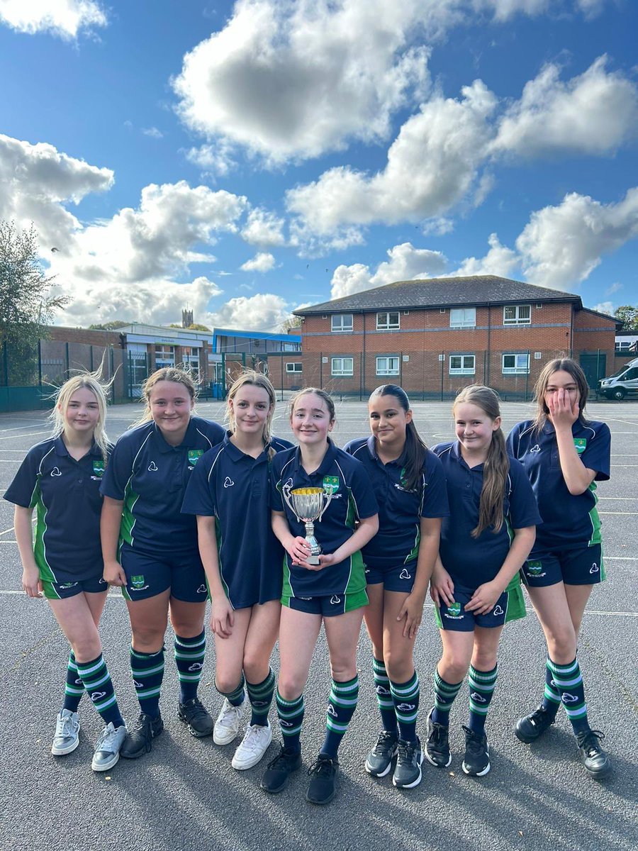Today Year 9 competed in rugby and netball house matches. Santiago won in the netball for both the A &amp; B competitions.
Rugby winners were Lourdes (A comp) and Canterbury (B comp). Well done to all who took part #AspireAchieveServe