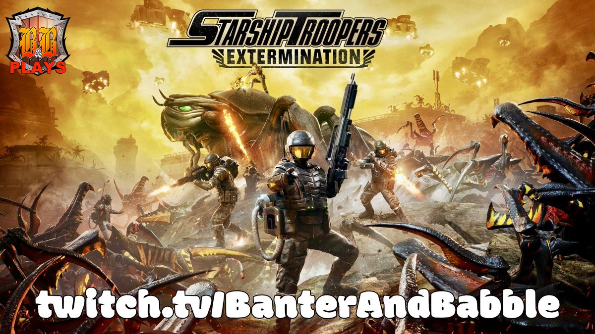 “The only good bug is a DEAD BUG!” 

Thanks to our friends over at <a href="/terminalsio/">Terminals by Evolve PR</a>, we’ll be checking out <a href="/OffworldInd/">Offworld</a>’s #StarshipTroopersExtermination tonight on Twitch! #PS5 #XboxSeriesX
