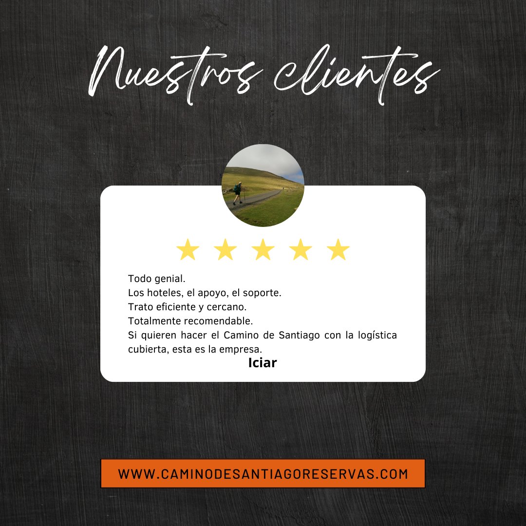 ReservaCamino's tweet photo. 🌟 Las reseñas de otros viajeros son una mina de oro para elegir tu agencia de viajes. ¡Aprovecha la sabiduría colectiva y encuentra la mejor opción para hacer el Camino de Santiago! ✨
https://t.co/uhmDTisr7O
#ExperienciasReales
#OpinionesViajeros
#caminodesantiagoreservas https://t.co/IUnG6bS7mh