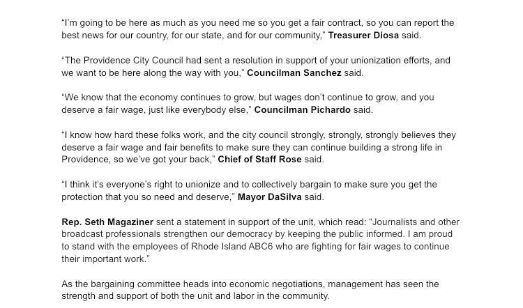 WLNE Union tweet media