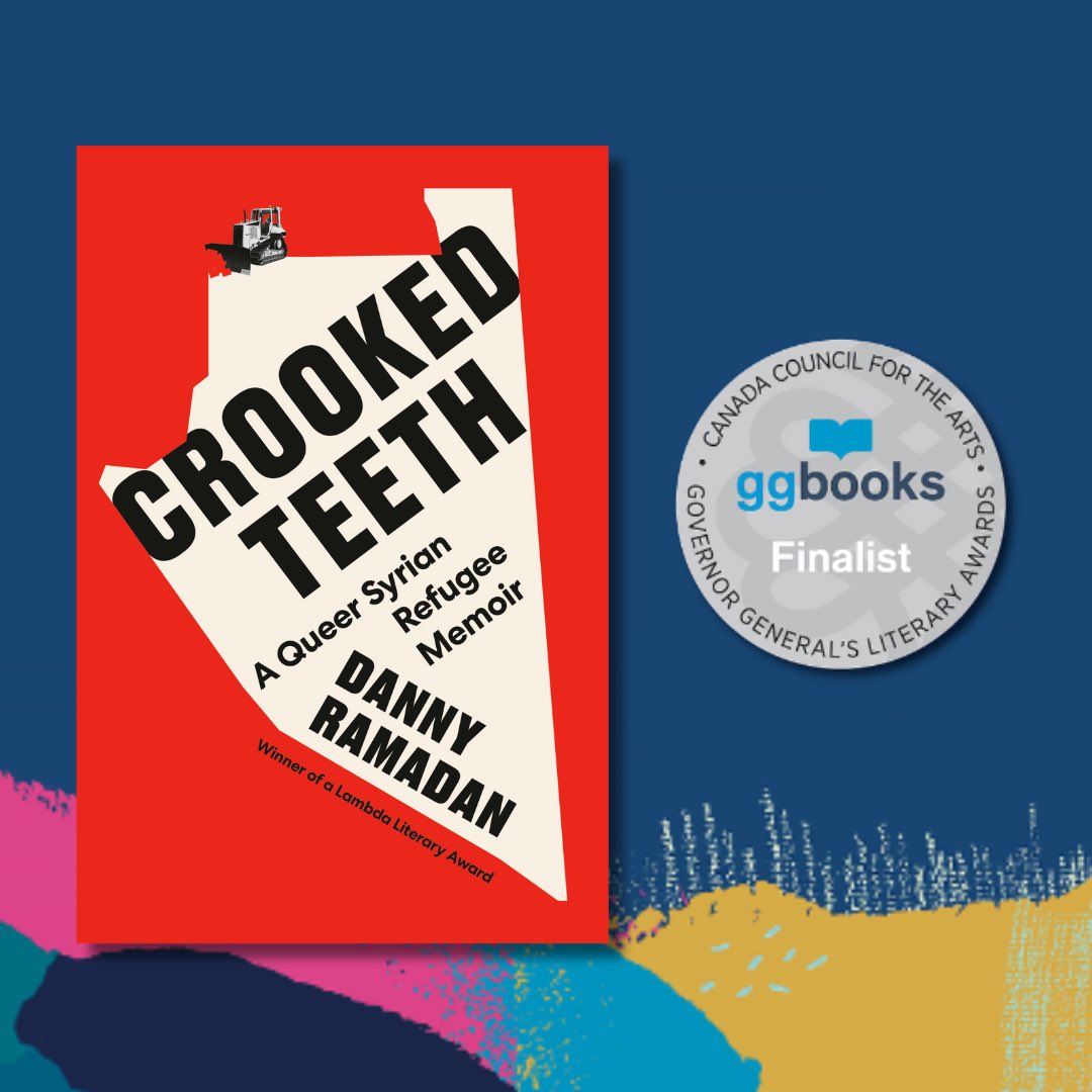 We’re thrilled to announce that CROOKED TEETH by Danny Ramadan (@TheDannyRamadan) is a finalist for the Governor General’s Literary Awards in Non-Fiction. Congratulations to Danny from the Penguin Canada team!