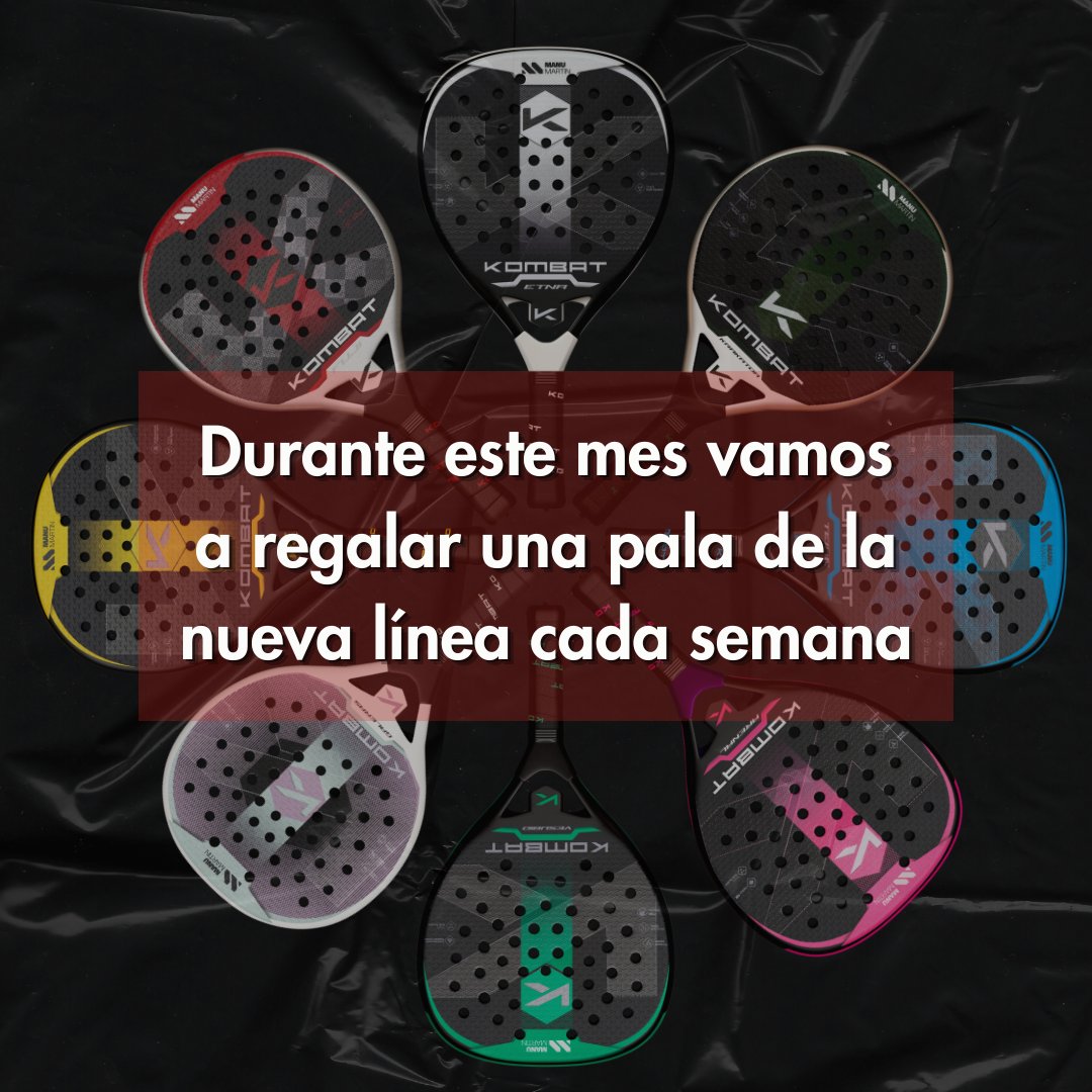 kombatpadel's tweet photo. 🔥 ¡ATENCIÓN KOMBATIENTES! 🔥

¡Este mes, VULCANO no solo va a prender las pistas… 🔥🎾 también vamos a REVENTAR las redes! 😎💥

💡 Cada semana el desafío estará en una red diferente... ¡No te despistes! 👀💥 

#KombatPadel #ManuMartin #KombatVulcano #SorteoKombat #PalasGratis https://t.co/N0qViA56gj