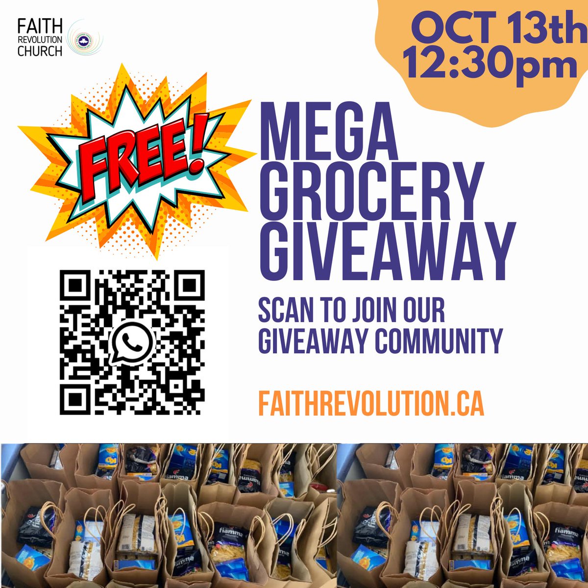 FRChurchCA's tweet photo. Join FRC Community Love platform to register for 2024 Thanksgiving Grocery Giveaway 🙌🆓 - https://t.co/XlSuuREn6p https://t.co/sVS5dynPYu