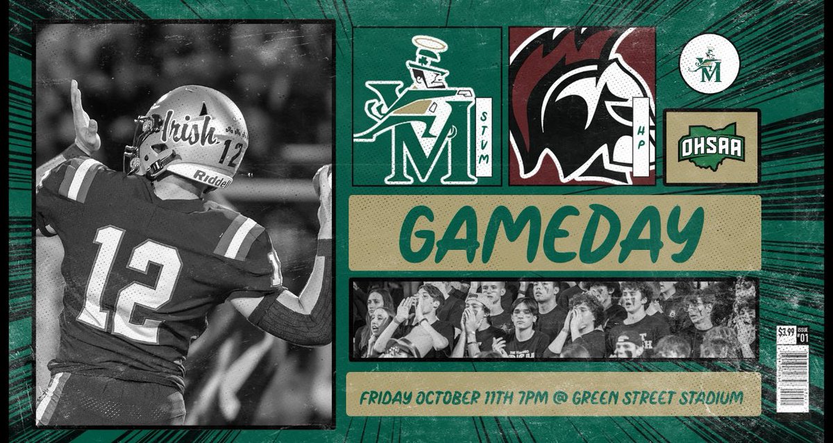 Senior Night for the boys in Green and Gold. Last game at Green St. Let’s show up for our guys! ☘️☘️☘️ #WelcomeToTheStandard
