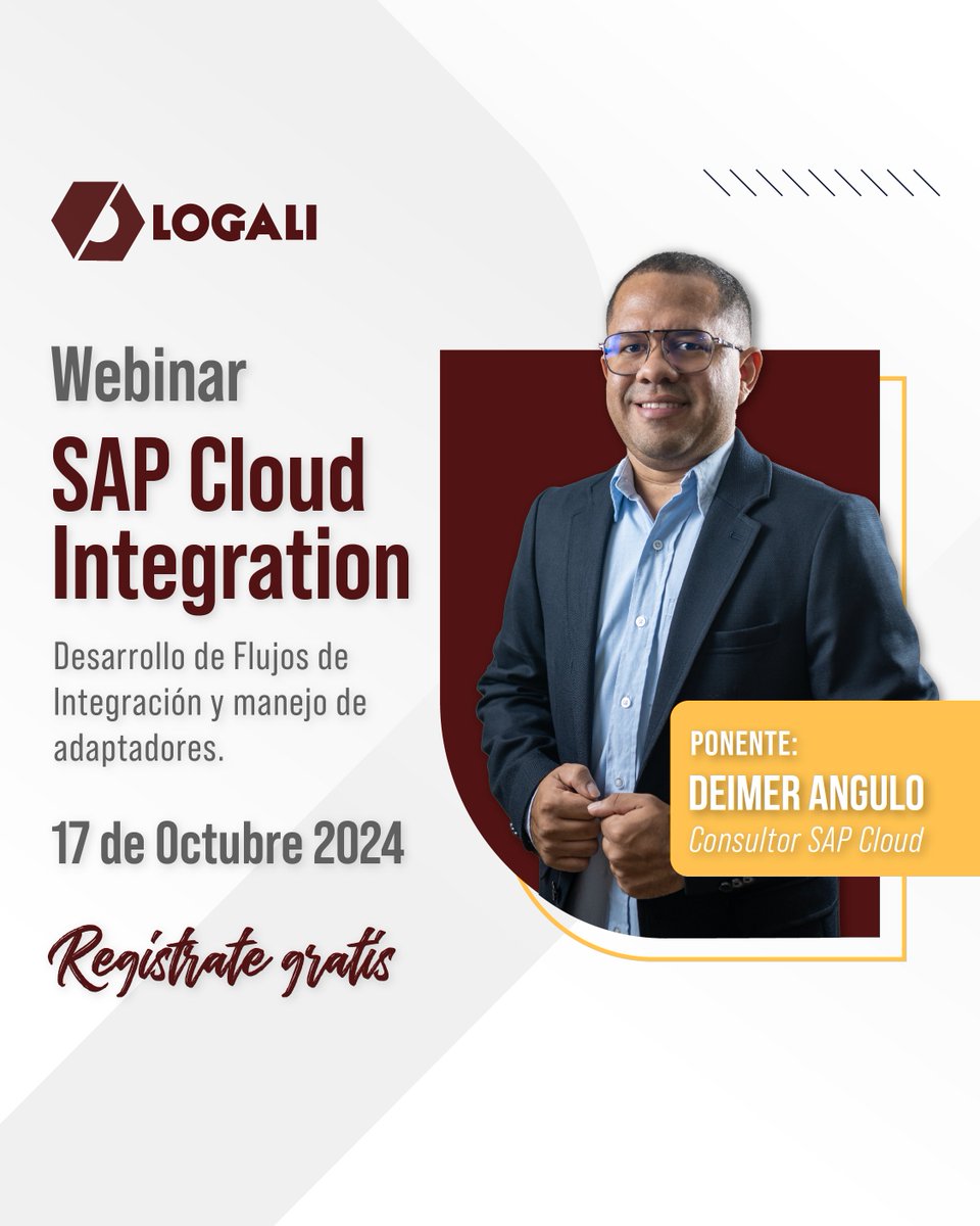 logaligroup's tweet image. 🌟 ¡No te pierdas nuestro próximo webinar! 🌟

📅 Fecha: 17 de octubre 🕗 Hora: 20:00 (Madrid)

¡Prepárate para optimizar tus procesos de integración! 🚀💡

👉🏻 Registro: logaligroup.com/webinar-sap-re…

#SAPCloudIntegration #DesarrolloDeIntegración #WebinarSAP
