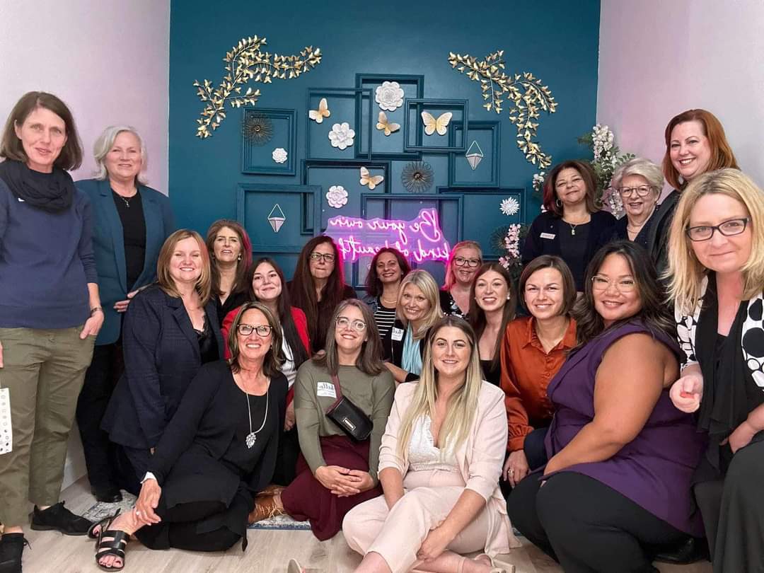 Templeman LLP lawyer Mary Alfredsson is continuing her position on the Quinte Women in Business Executive Team for 2024-2025. This talented group of professionals is pictured at their Fall event held at Lavish Studio Creations.