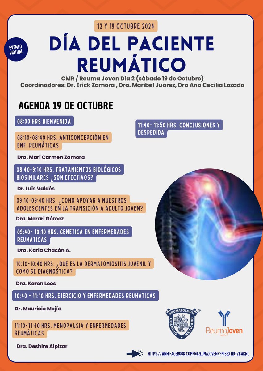 12 de Octubre 
Día del Paciente Reumático

<a href="/ReumaJoven/">ReumaJoven</a>