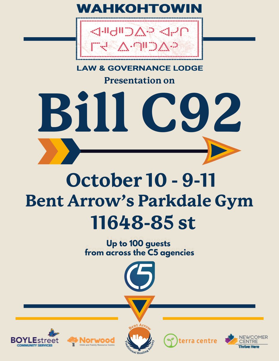 WLGL’s Academic and Legal Directors, Hadley and Koren, had the opportunity to present to Bent Arrow Traditional Healing Society and their C5 partners about Bill C-92, focusing on the recent Supreme Court Case and national standards.

Thank you for having us!