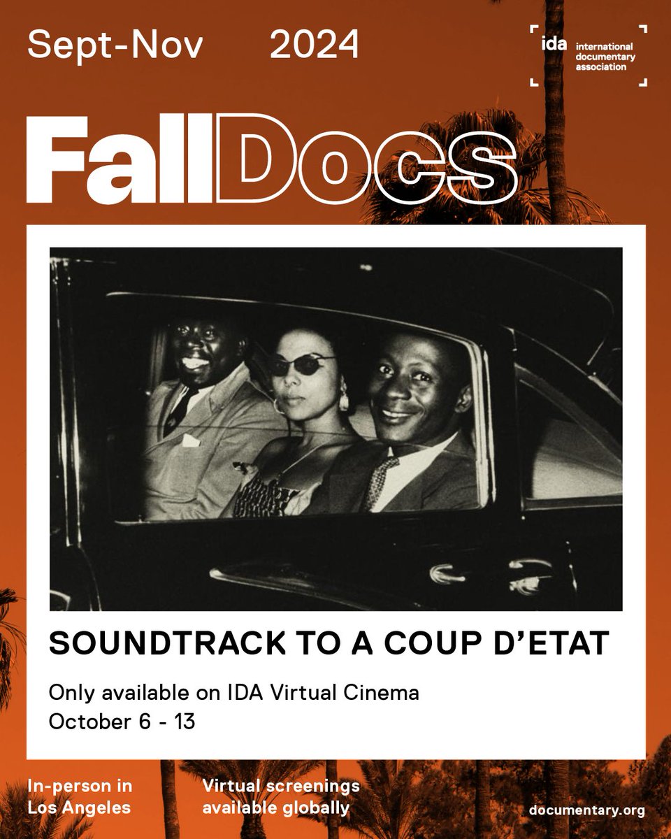 IDAorg's tweet photo. Last day to watch #FallDocs 'Soundtrack to a Coup d'Etat' on IDA Virtual Cinema. Members have free access. https://t.co/StHqtDapDe https://t.co/Hzz7NdD1jH