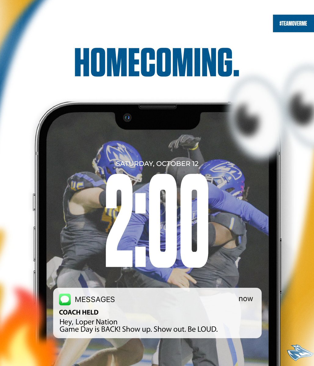 Homecoming ‘24 is HERE! 🤘

🆚 Pittsburg State
🗓️ Saturday, October 12
🕐 2:00 PM
🏟️ Cope Stadium
💻 themiaanetwork.com
📻 The River 93.1/106.9 KRVN FM

#LopesUp #GoLopers | #DDT #TeamOverMe
