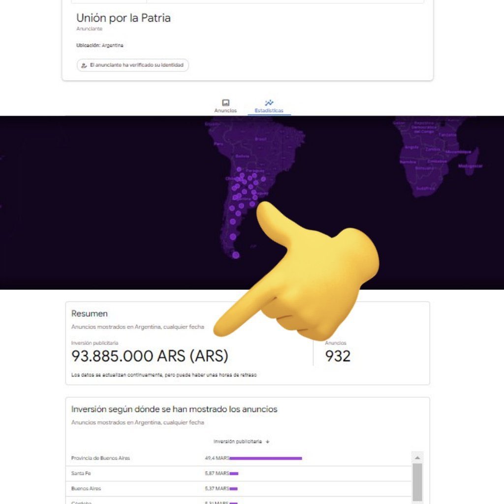 Recordatorio: Massa en 2023 no solo ajustó a la educación en 70 mil millones sino que gastó 100 MILLONES DE PESOS publicitando en Google para hacerle campaña sucia a Milei. Son los que ahora marchan haciéndose los preocupados.