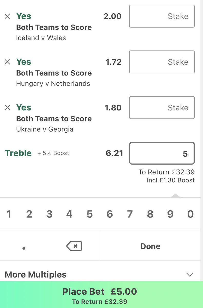 PelicanP1cks's tweet image. BTTS #NationsLeague ACCA 🔥
Feeling good about this one, great odds and will pay for ur night out 😉
#backit