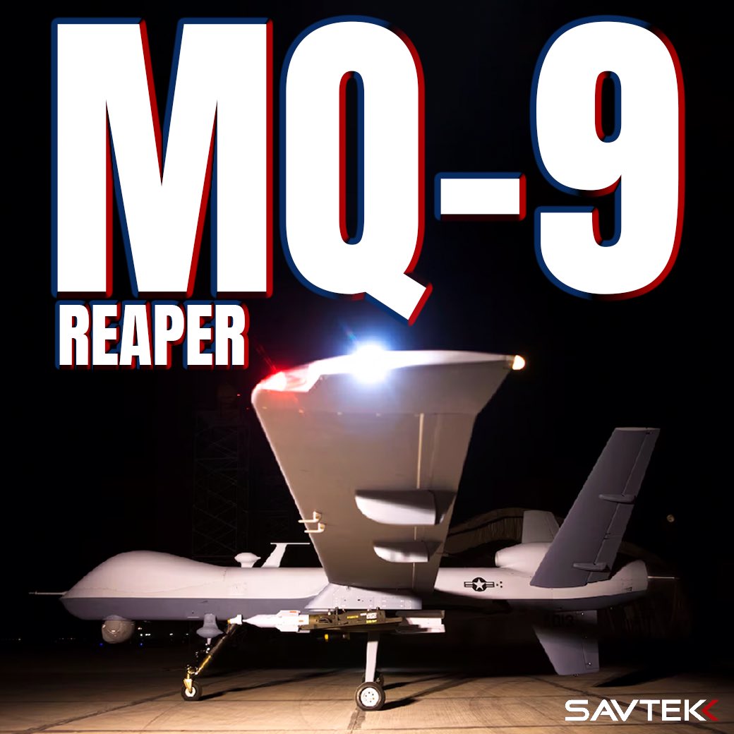 MQ9 - Reaper ile ilgili blog yazımızı okumak için aşağıdaki linke tıklayabilirsiniz! ✈️

itusavtek.com/post/mq9-reaper

#itü #savtek #milliteknolojihamlesi #savunmasanayii #savunmateknolojileri #itu #yerlivemillisanayii #yerliuretim #mq9 #mq9reaper