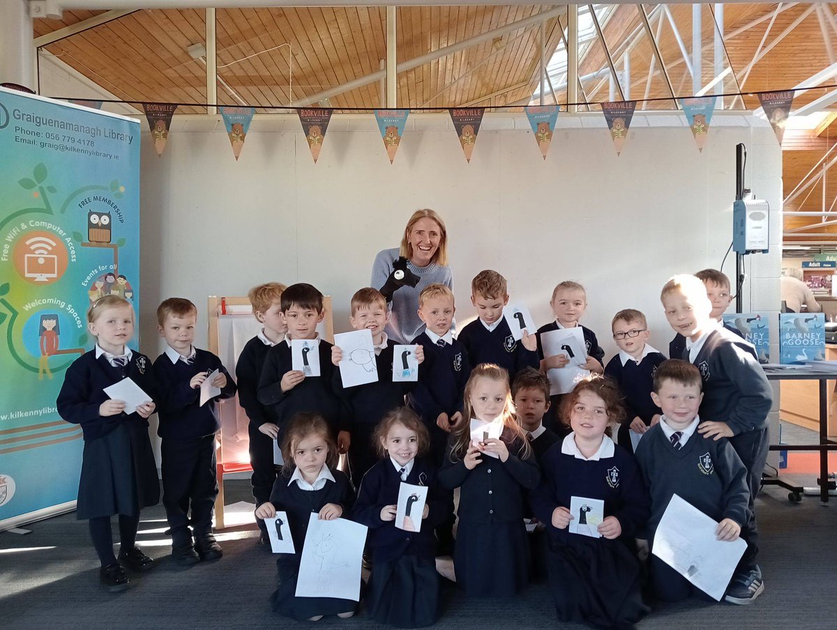 The Junior Infants from Scoil Mhuire gan Smál had fun too -  drawing and learning about the animals of the Wild Atlantic Way with <a href="/caroltreacy/">Carol Ann Treacy</a>! 🦢🎨

@kilkennylibrary <a href="/KKArtsOffice/">Kilkenny Arts Office</a>

#BookvilleKilkenny #BookvilleFestival #CreativeIreland #CreativeKilkenny