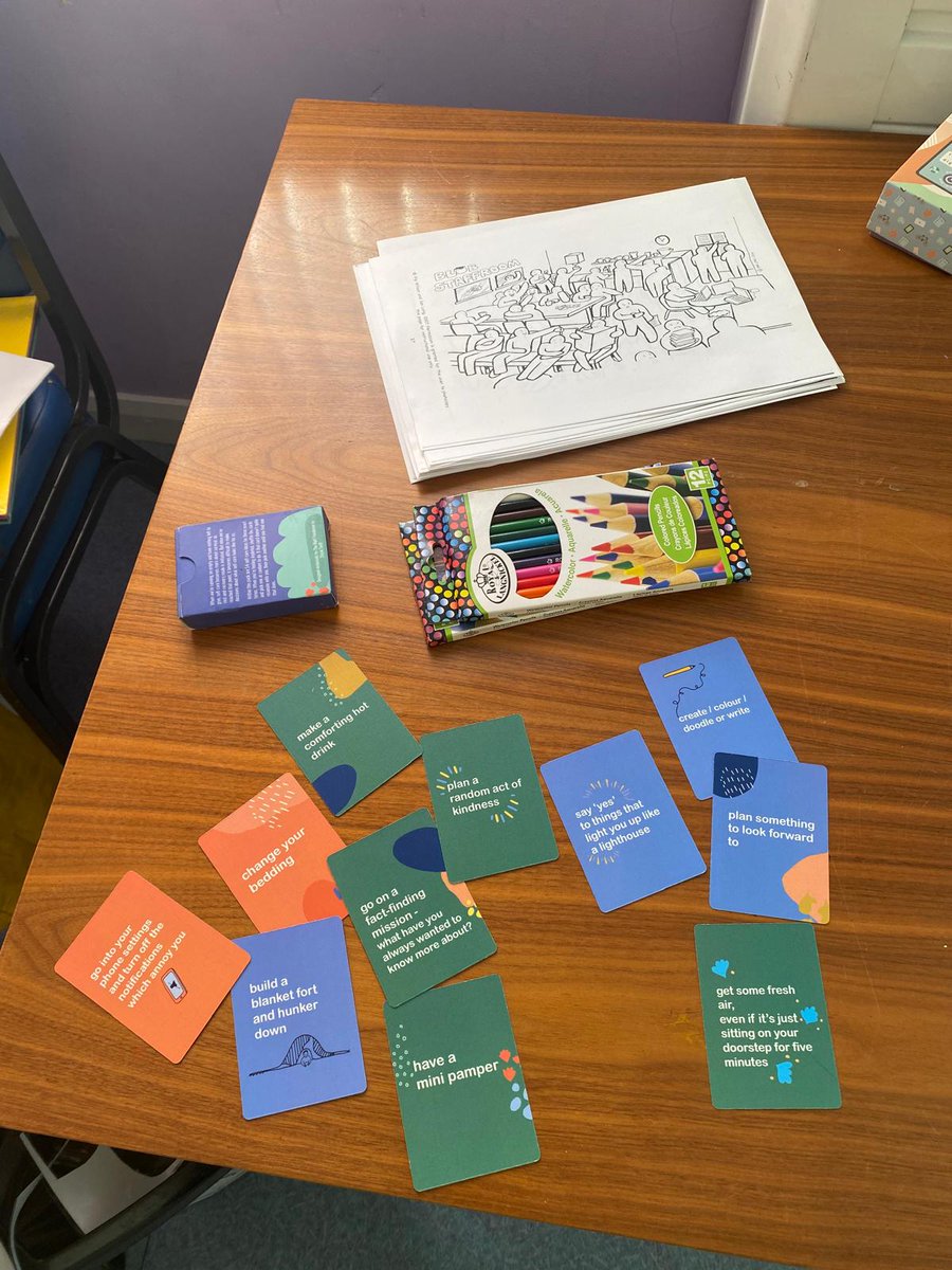 CompassSupport_'s tweet image. Yesterday, to celebrate Mental Health Day, our Youth Team held an event for staff at Compass Support and Pioneer Group! We discussed ways to improve our wellbeing and had some vital time for reflection. We even wrote down some advice to share with our youth club.