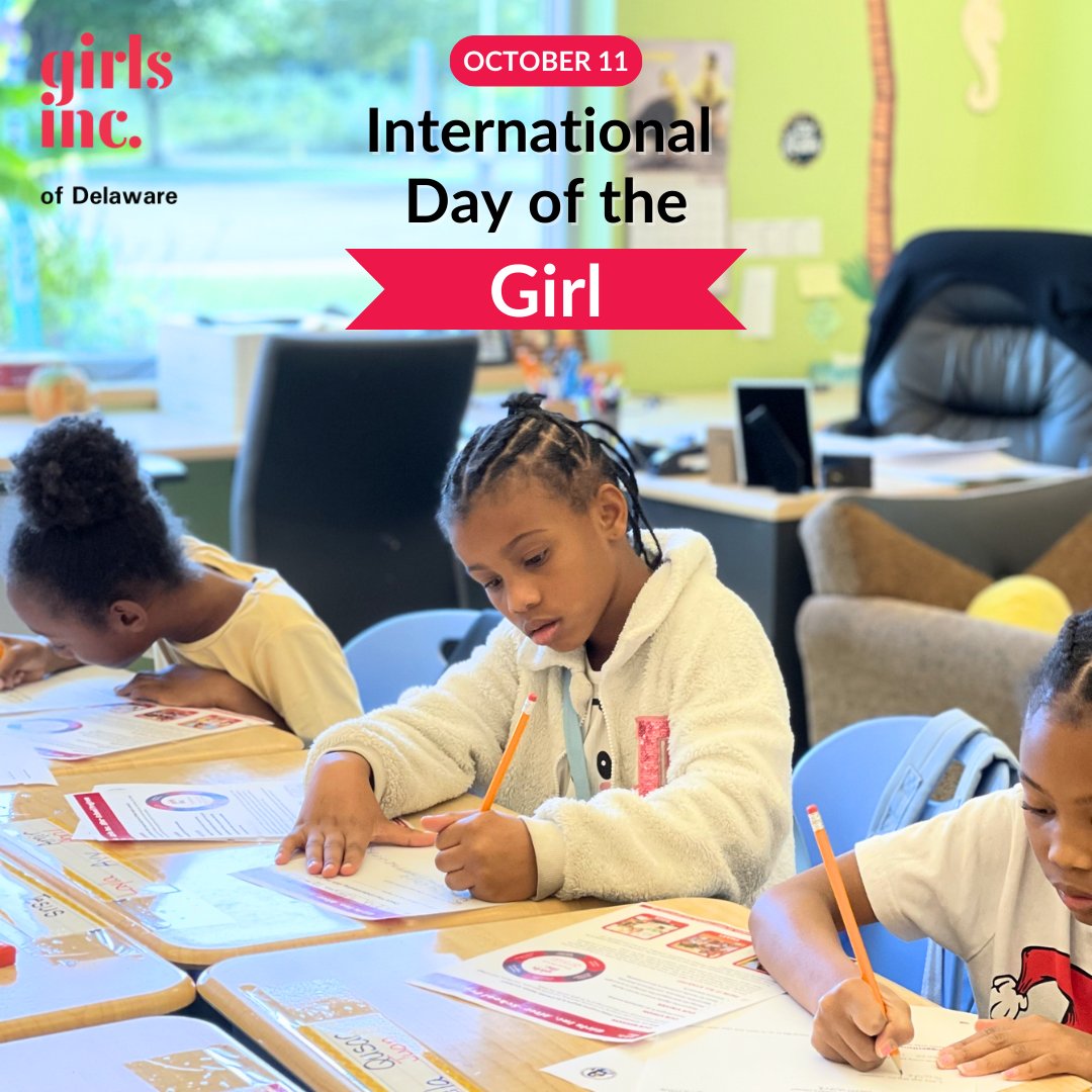 Celebrating International Day of the Girl! Today, we honor the strength, potential, and dreams of every girl. Let’s continue empowering them to lead, inspire, and make a difference! #DayOfTheGirl #GirlsInc #StrongSmartBold