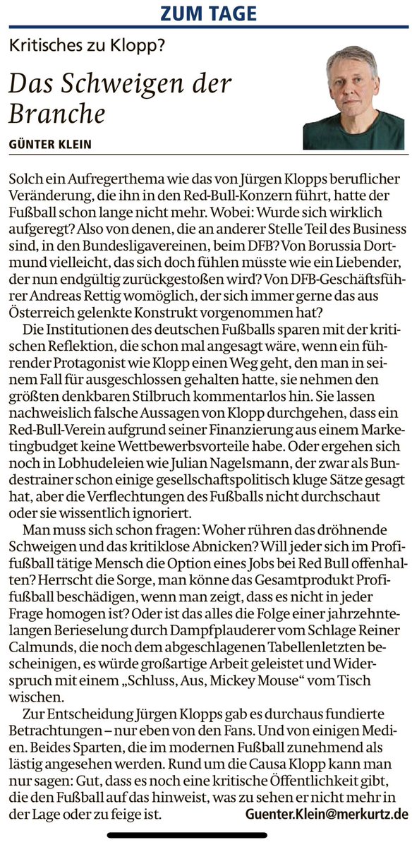 guek62's tweet photo. Der Fall Klopp und das mysteriöse Schweigen der Branche. https://t.co/vjaac10Y8c